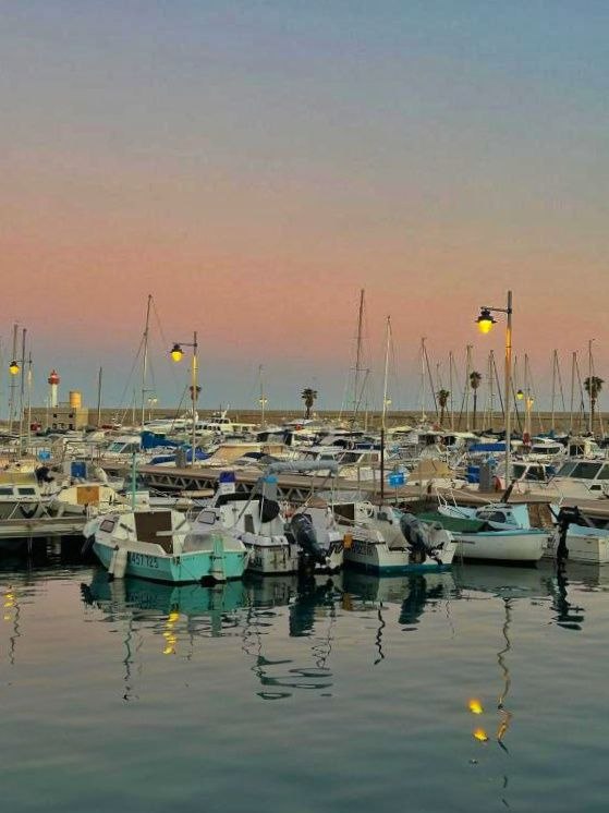 Porto di Mentone vicino alla Riviera italiana