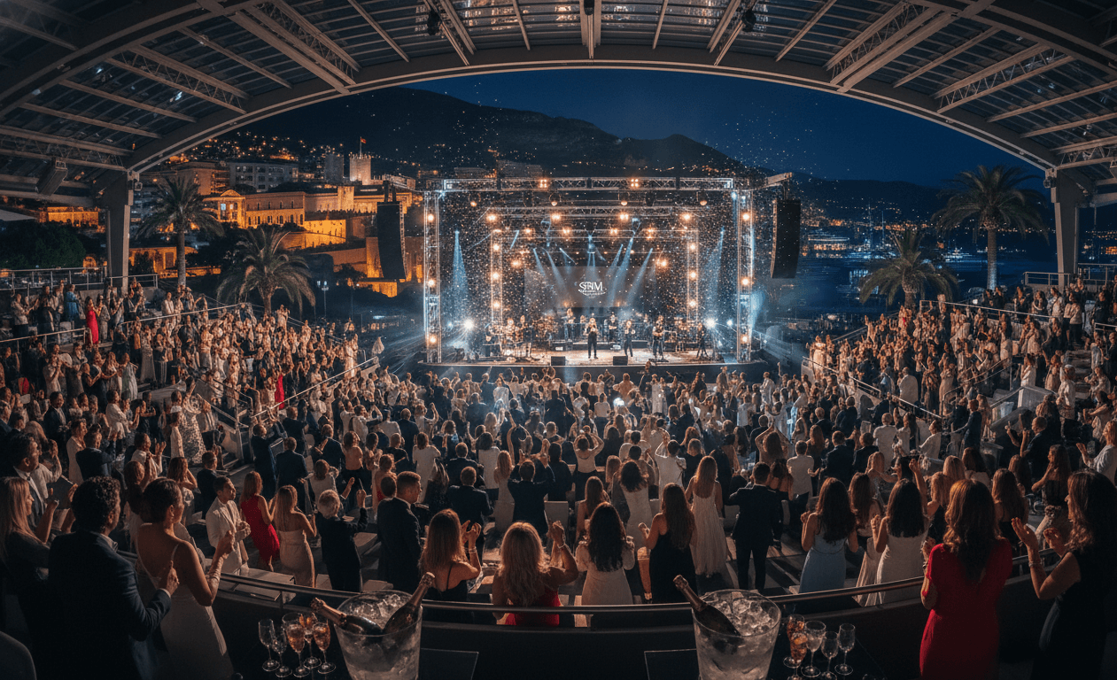 Проєктна ілюстрація для Monte-Carlo Summer Festival поруч із Ментоном