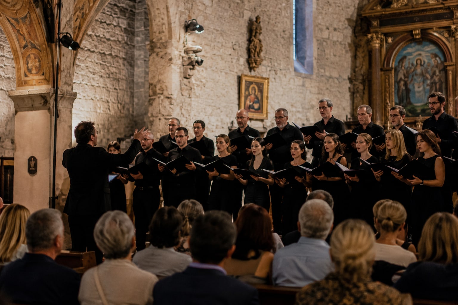 Project illustration for Choir Festival in Biot