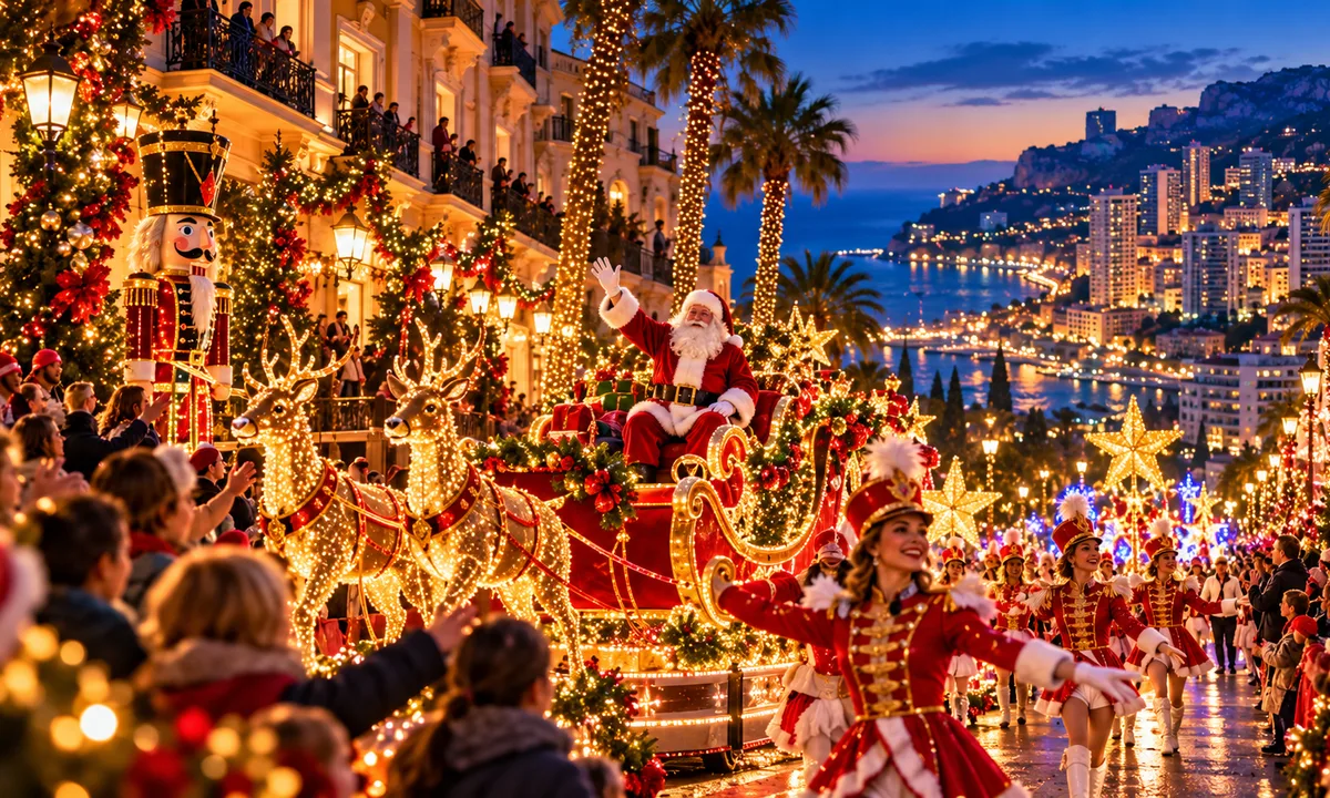 Illustrazione di progetto per Parata di Natale a Beausoleil