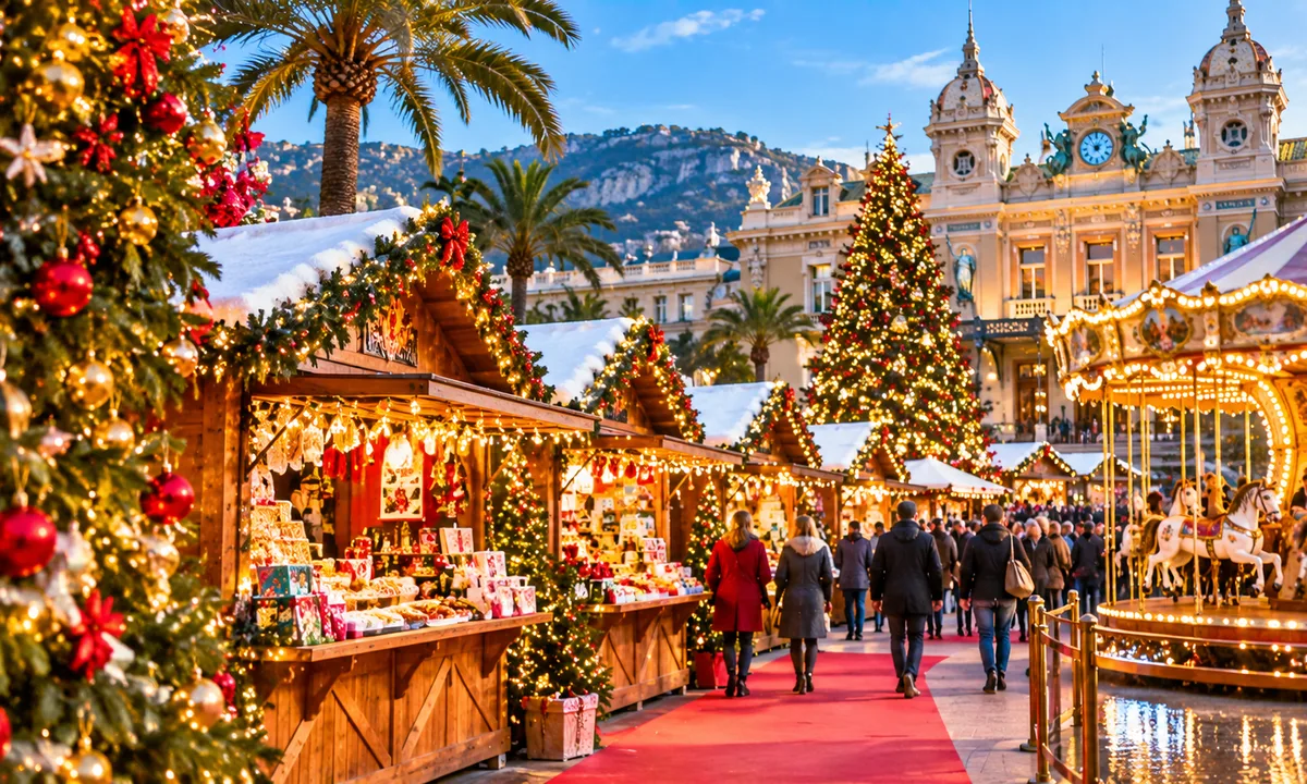 Illustrazione di progetto per Villaggio di Natale di Monaco: La Foresta incantata