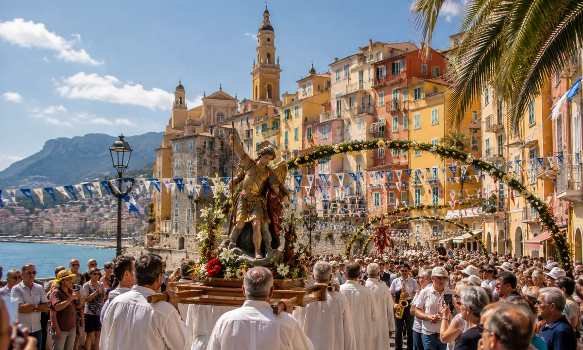 Illustration de projet pour Fête de la Saint-Michel in Menton