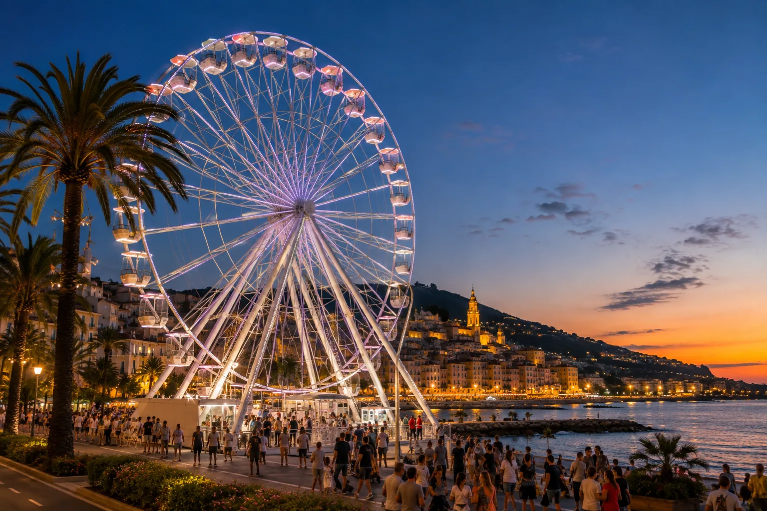 Проєктна ілюстрація для Menton Ferris wheel