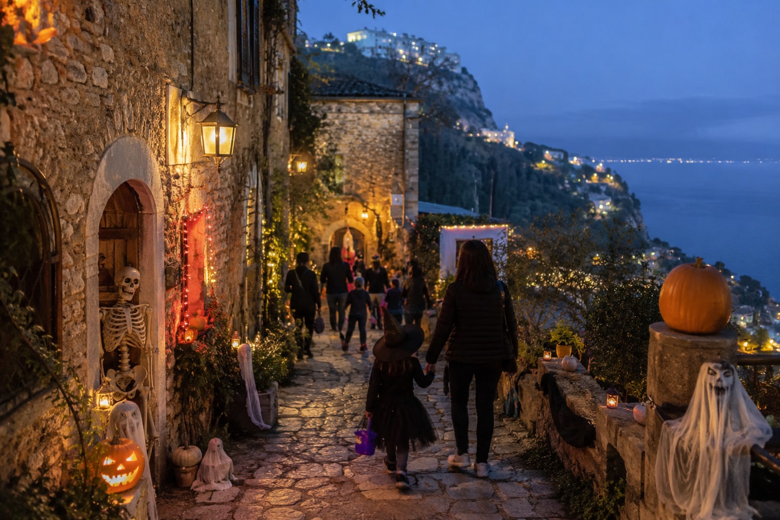Project illustration for Halloween in Eze