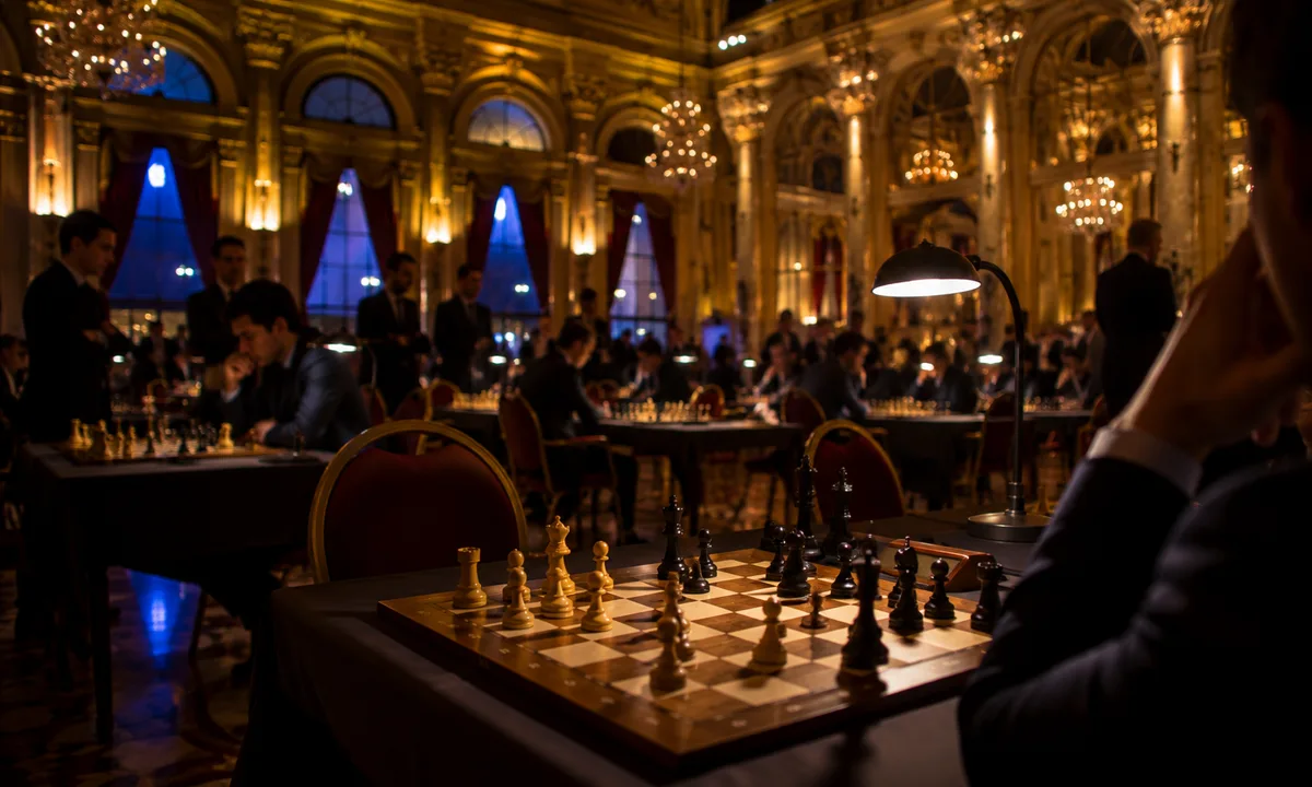 Project illustration for Sanremo International Chess Festival