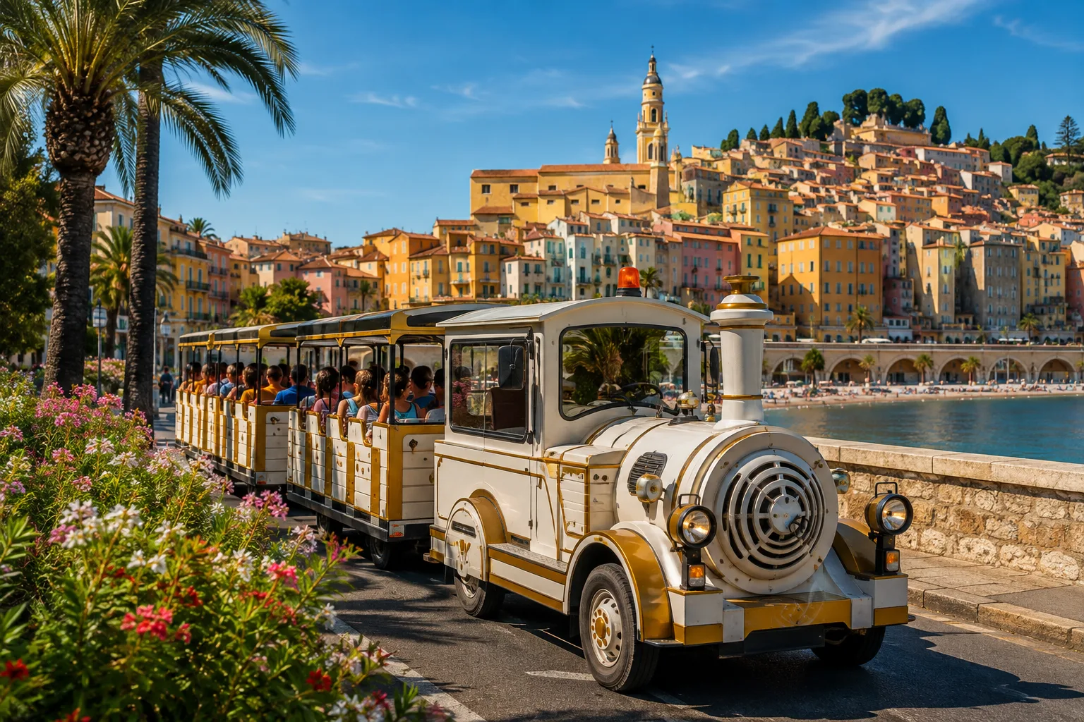 Illustrazione di progetto per Menton tourist train