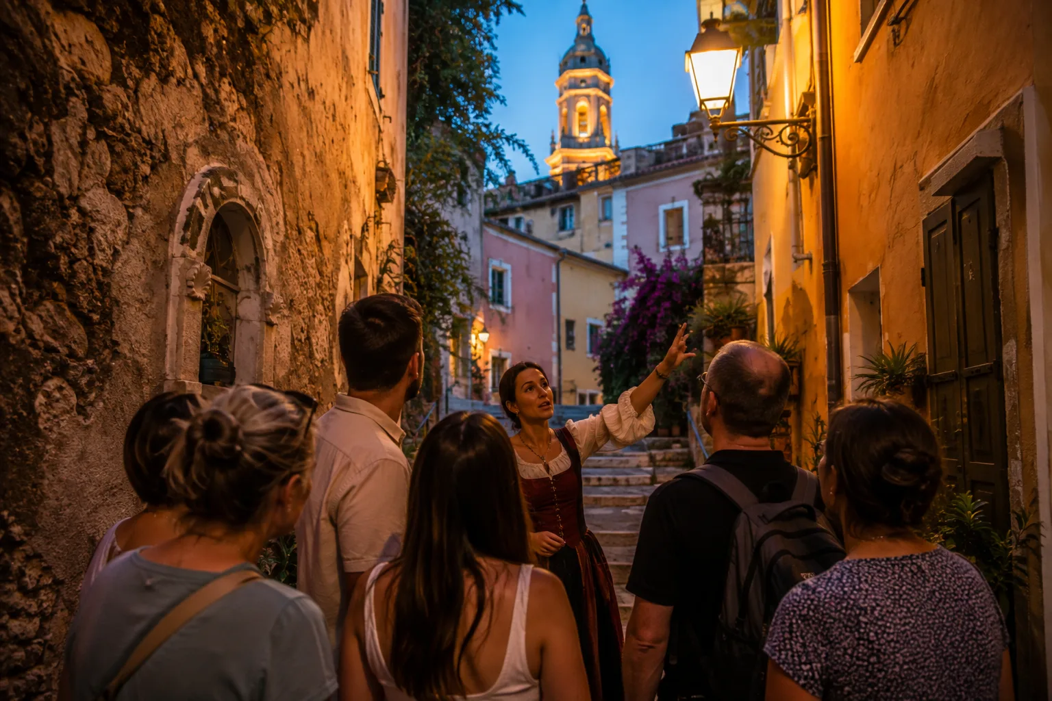Illustrazione di progetto per Menton surprise guided visits