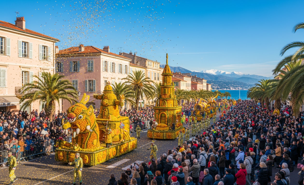 Project illustration for Local winter events in Menton and nearby villages