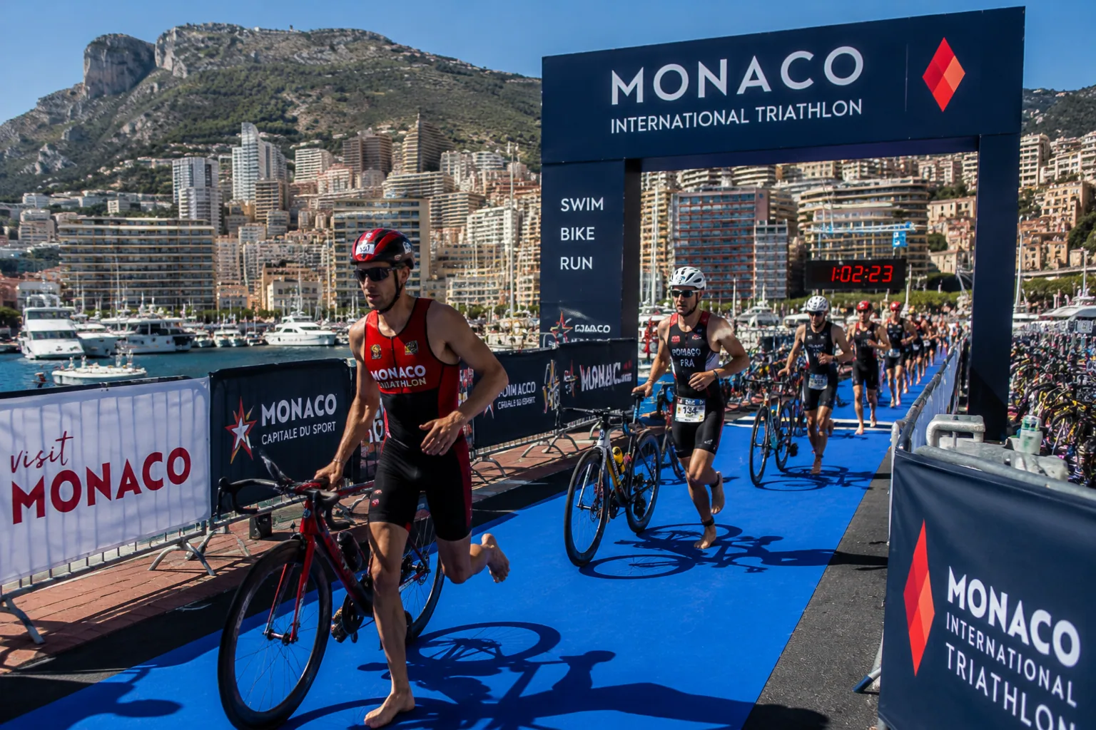 Project illustration for Monaco International Triathlon