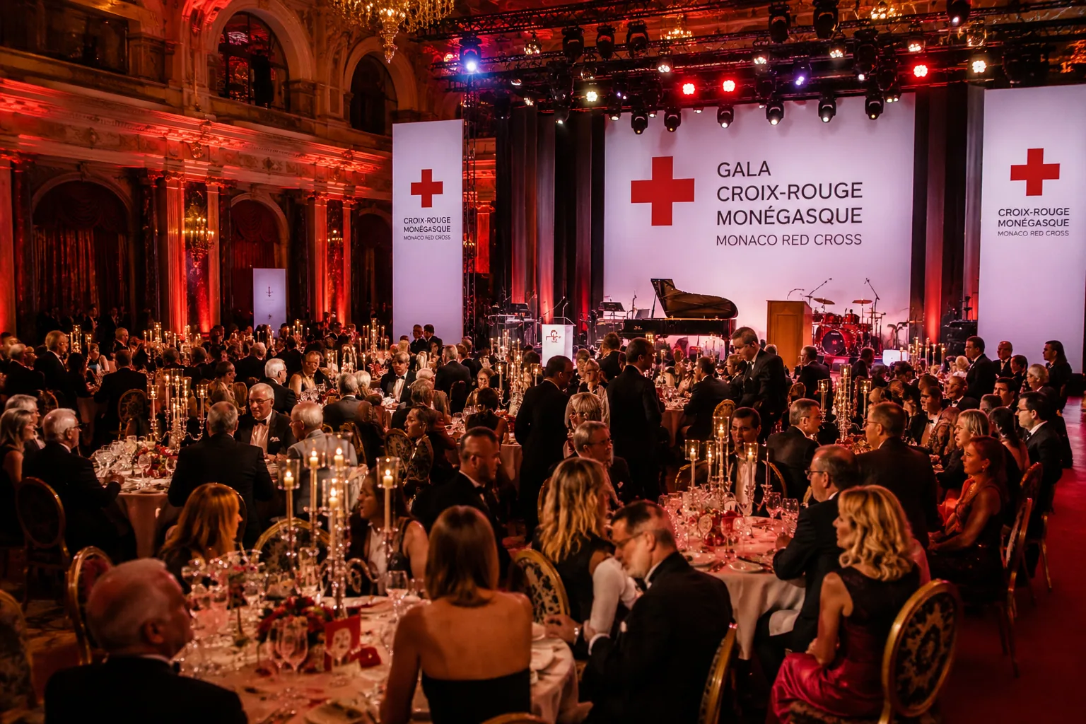 Project illustration for Monaco Red Cross Gala