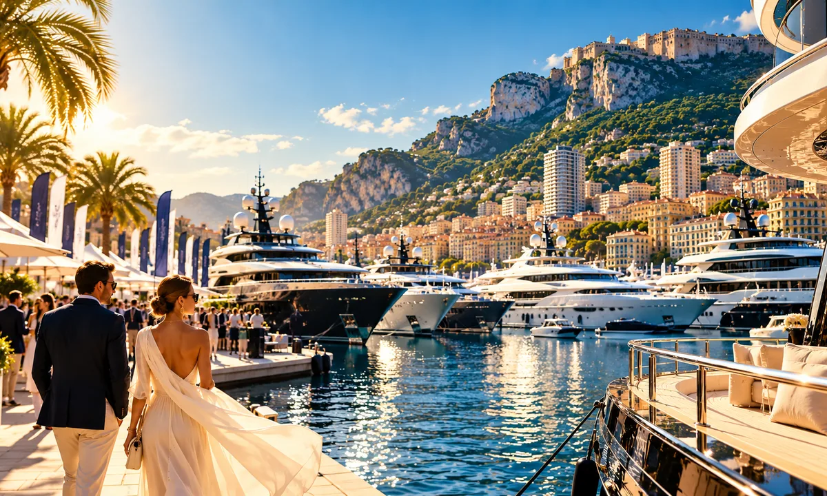 Project illustration for Monaco Yacht Show