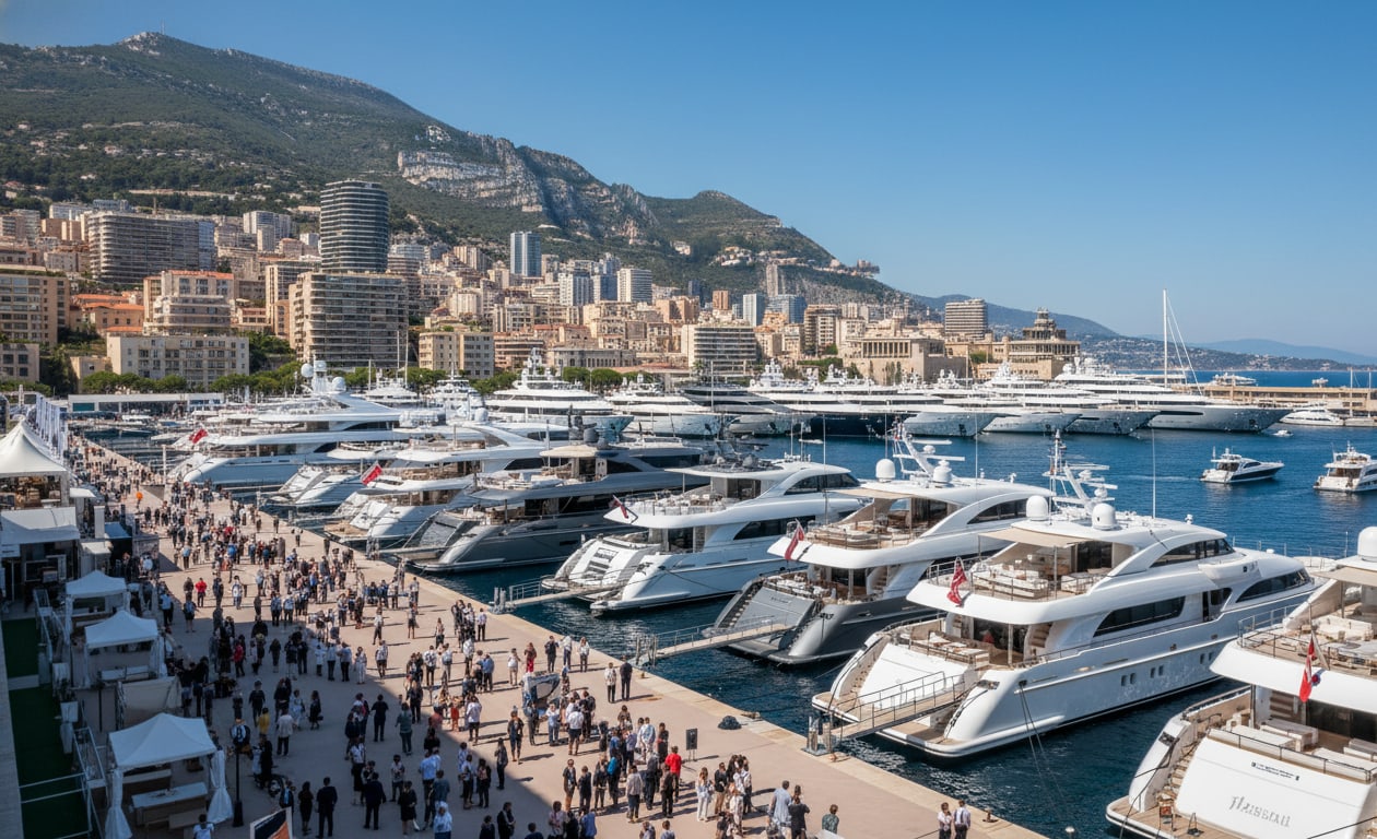 Project illustration for Monaco Yacht Show