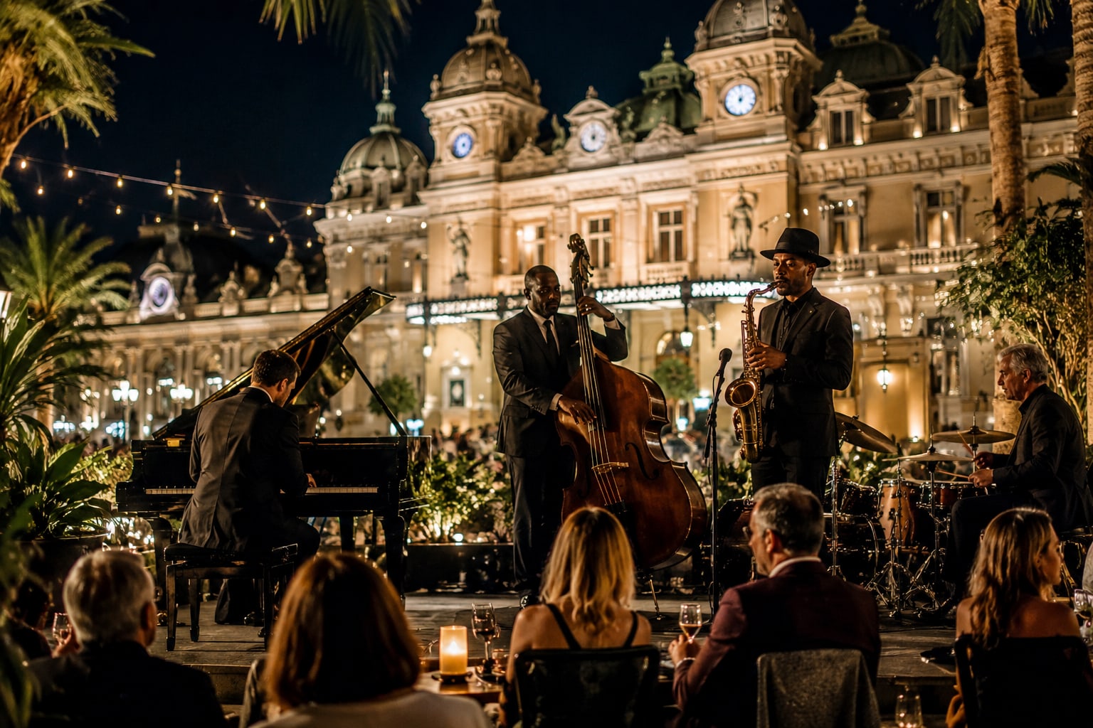 Project illustration for Monte-Carlo Jazz Festival