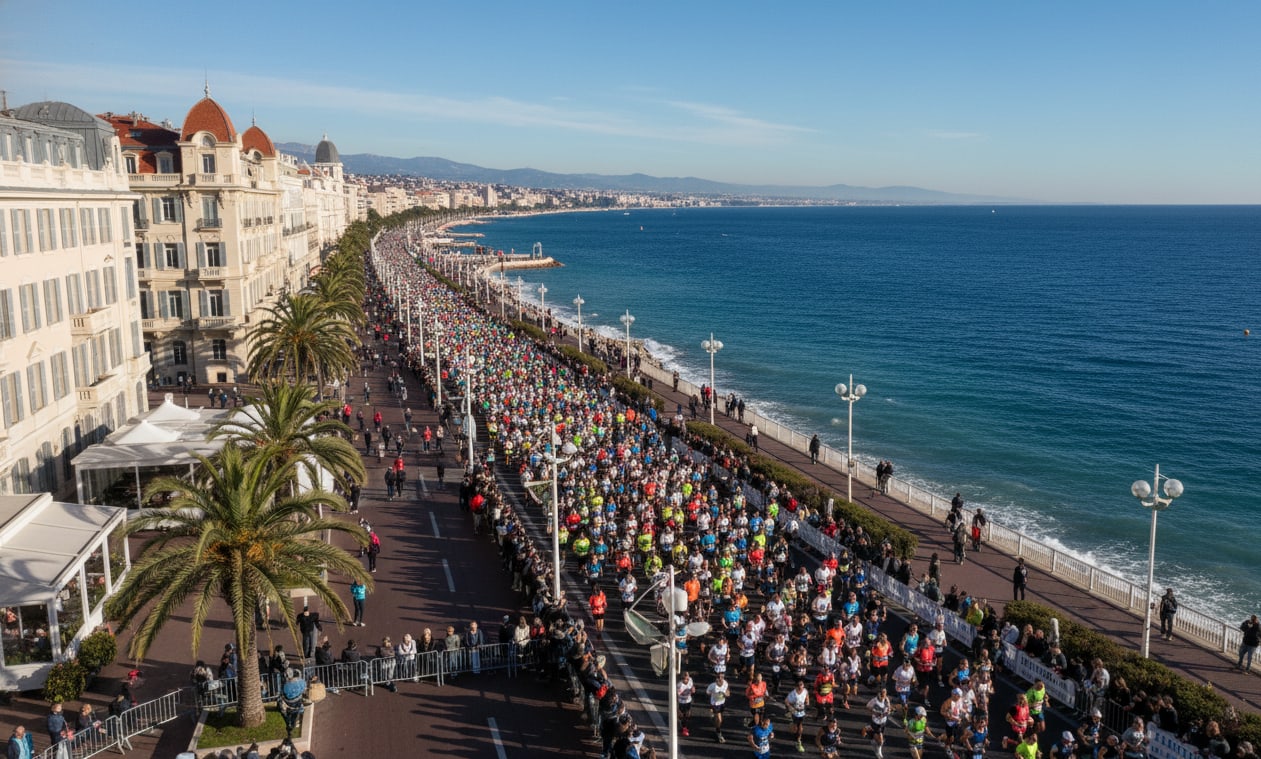 Project illustration for Alpes-Maritimes Nice-Cannes Marathon