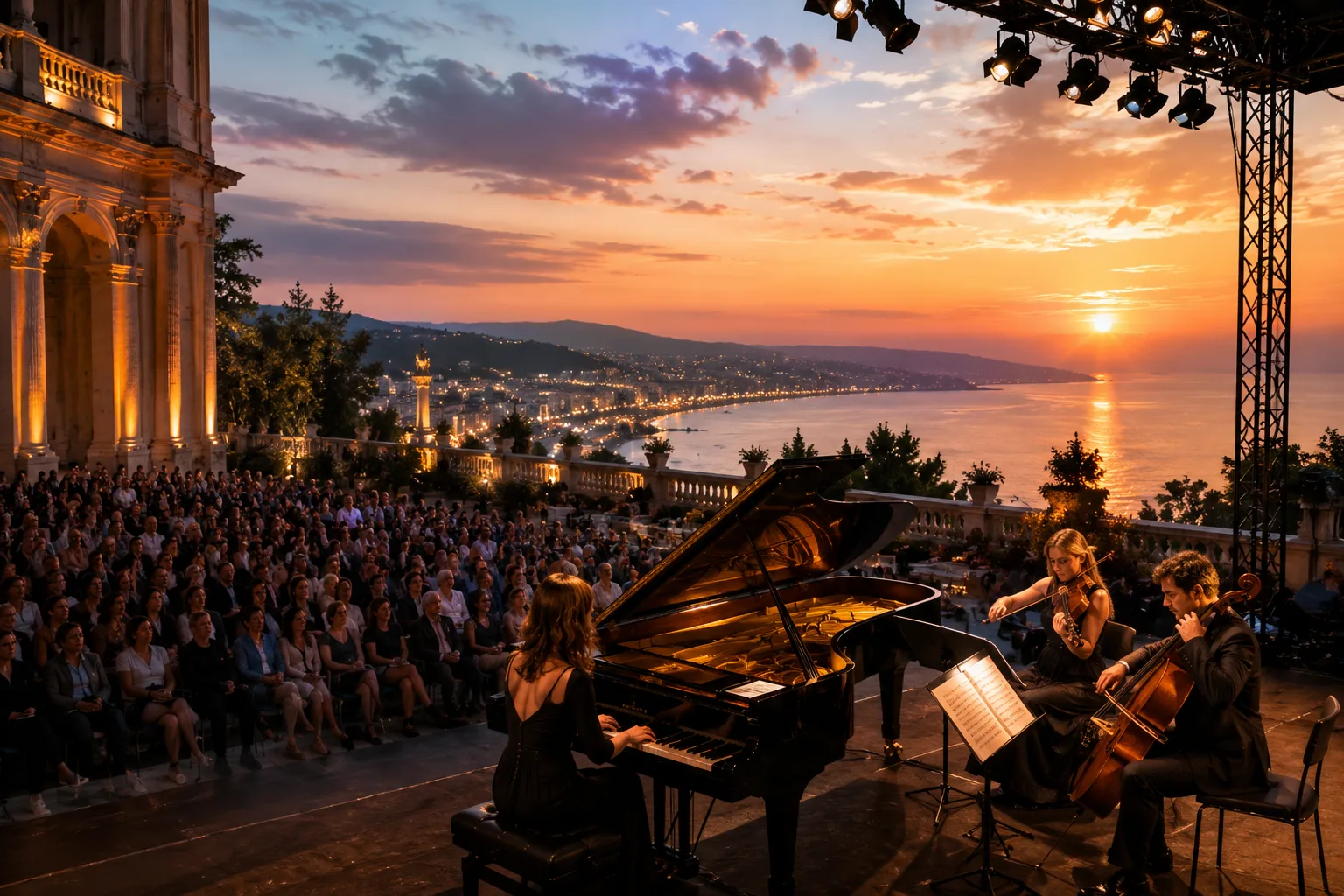 Illustrazione di progetto per Nice Classic Festival