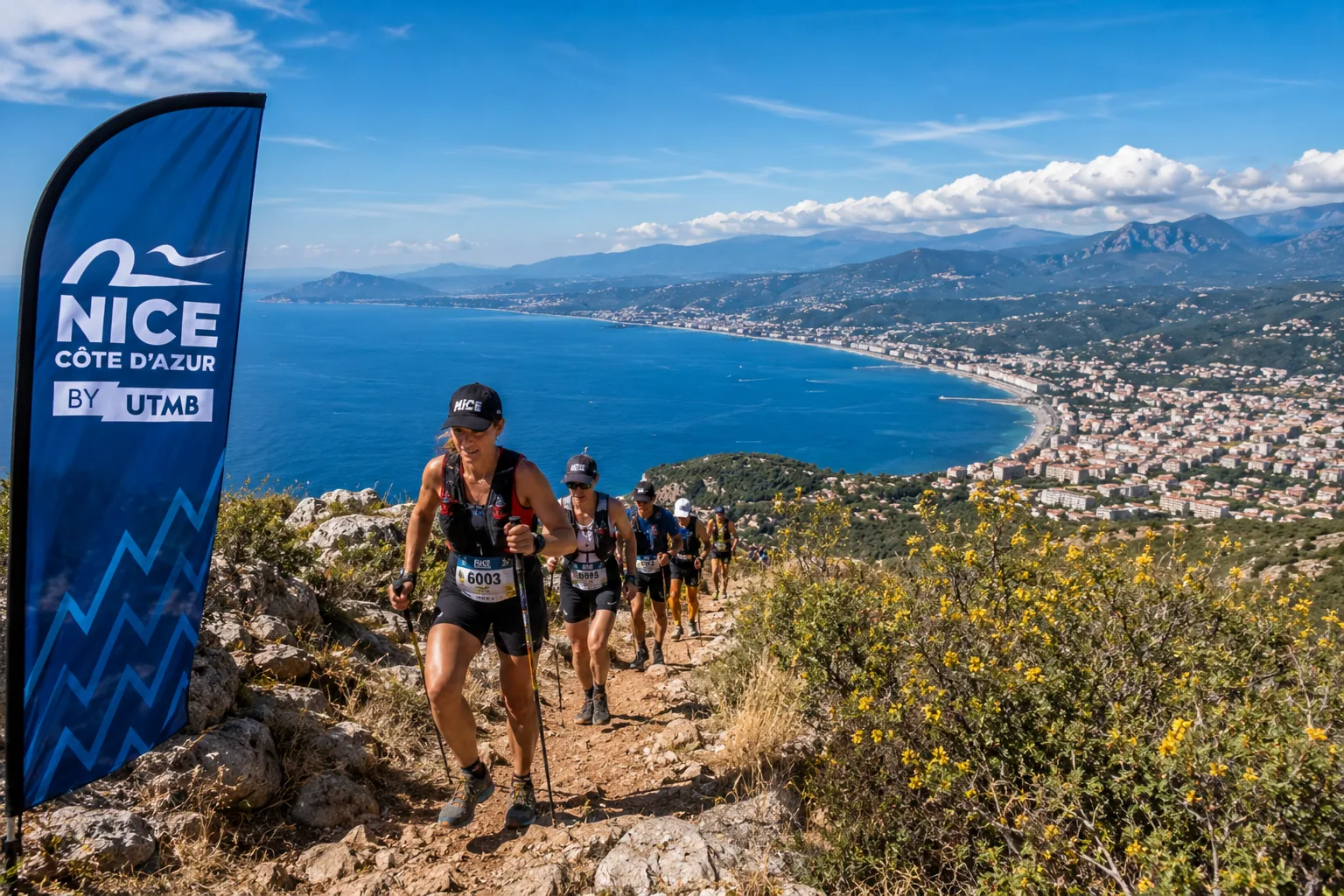Project illustration for Nice Cote d'Azur by UTMB