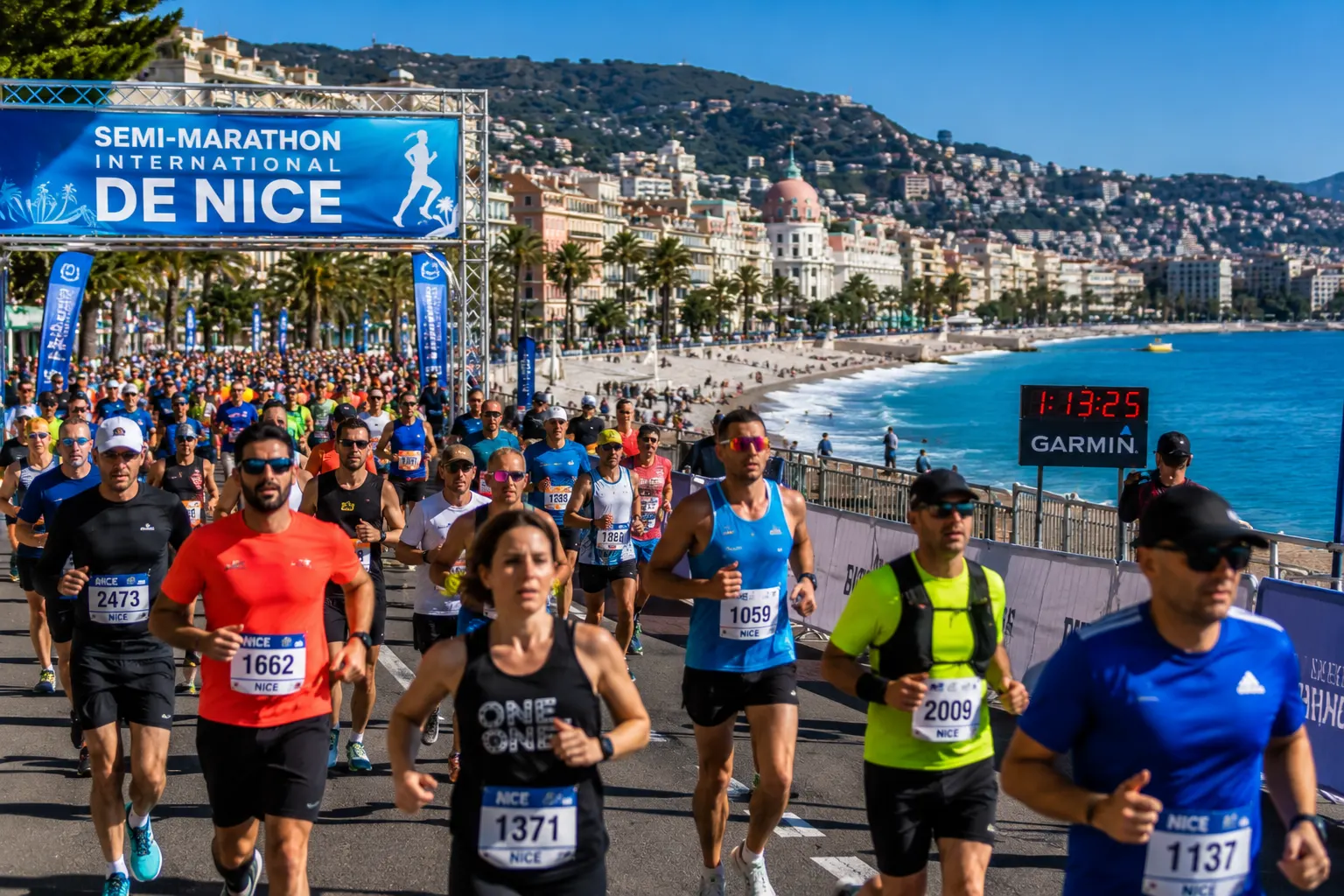 Project illustration for Nice International Half Marathon