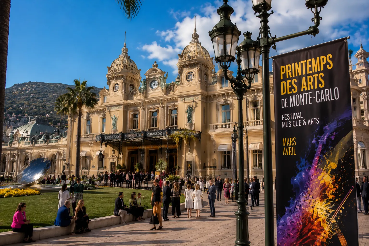 Project illustration for Printemps des Arts de Monte-Carlo