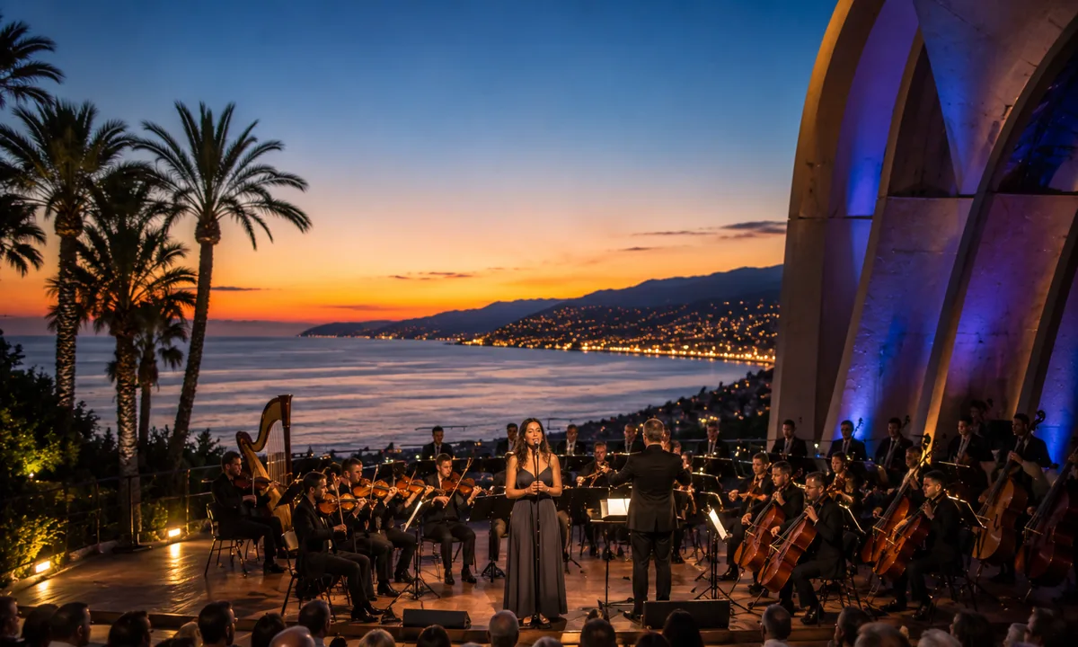 Illustrazione di progetto per Sanremo Summer Symphony: Paola Turci