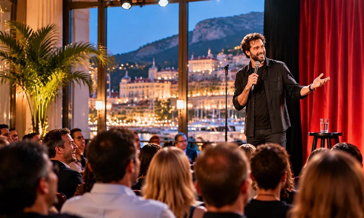 Проєктна ілюстрація для Stand Up Monaco