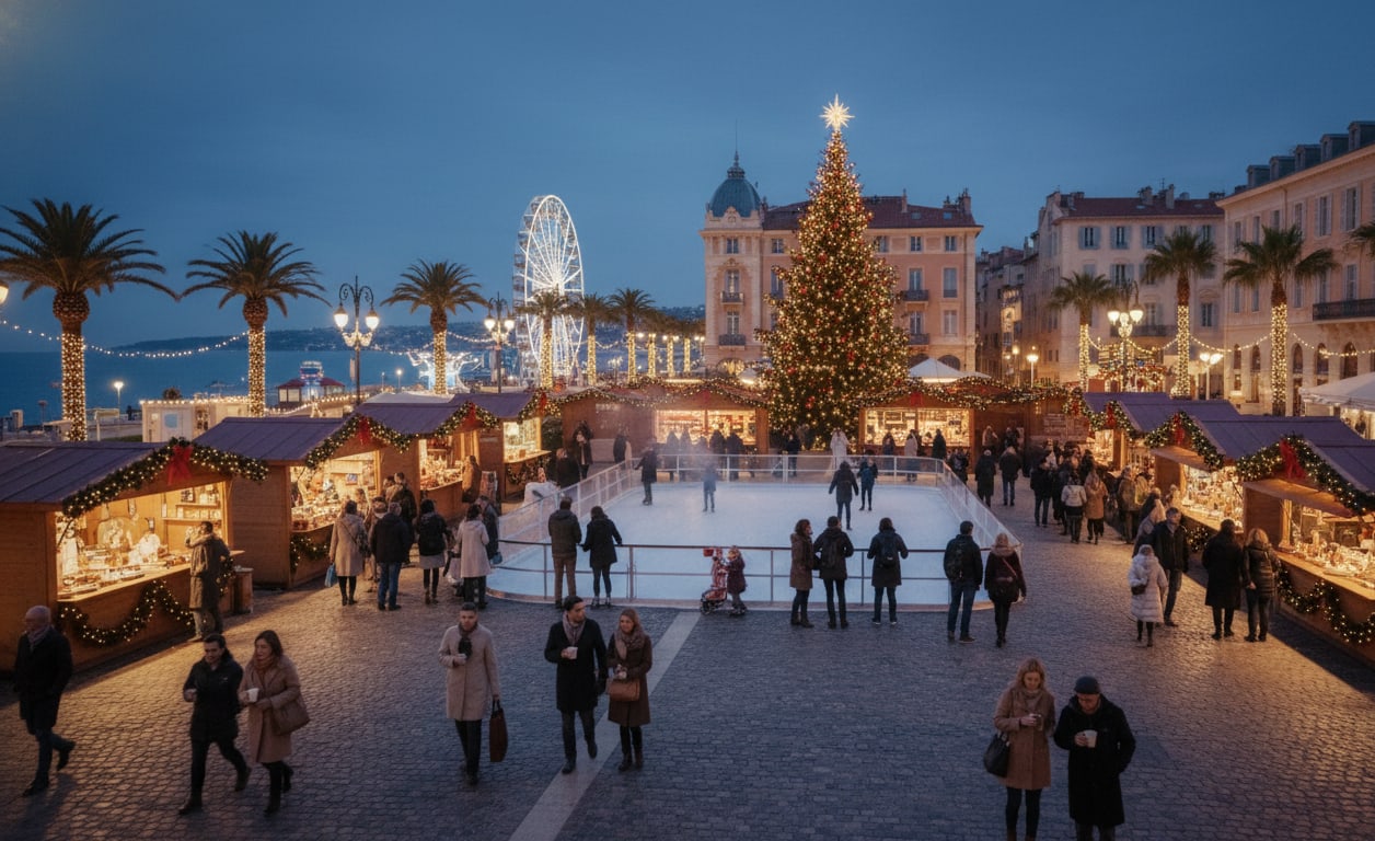 Project illustration for Winter on the Riviera
