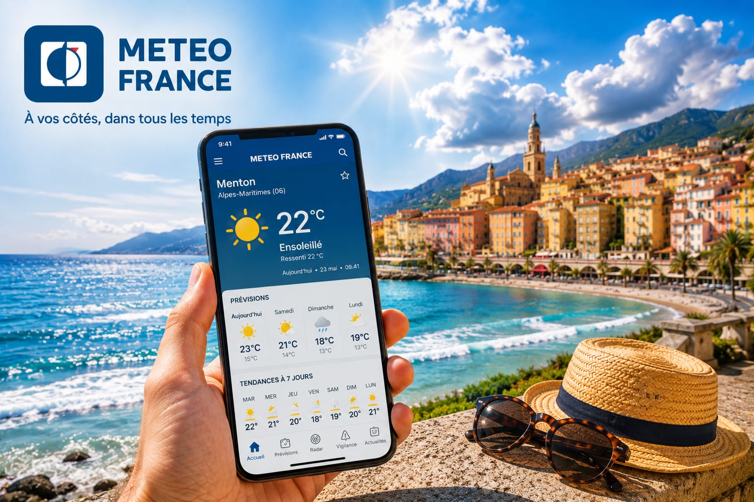 Meteo-France app card illustration