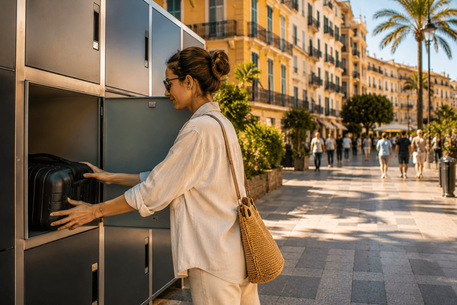 Illustration of Bagmobile Lockers - central Nice