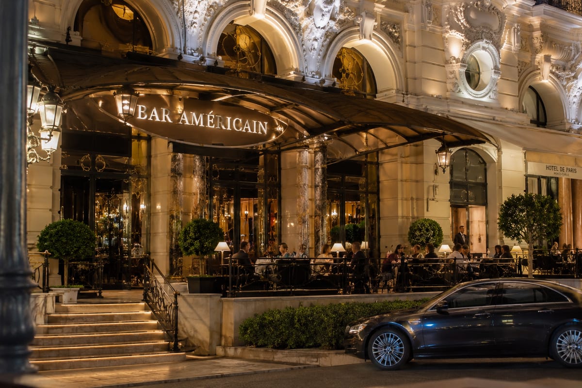 Illustration of Bar Américain in Monte-Carlo