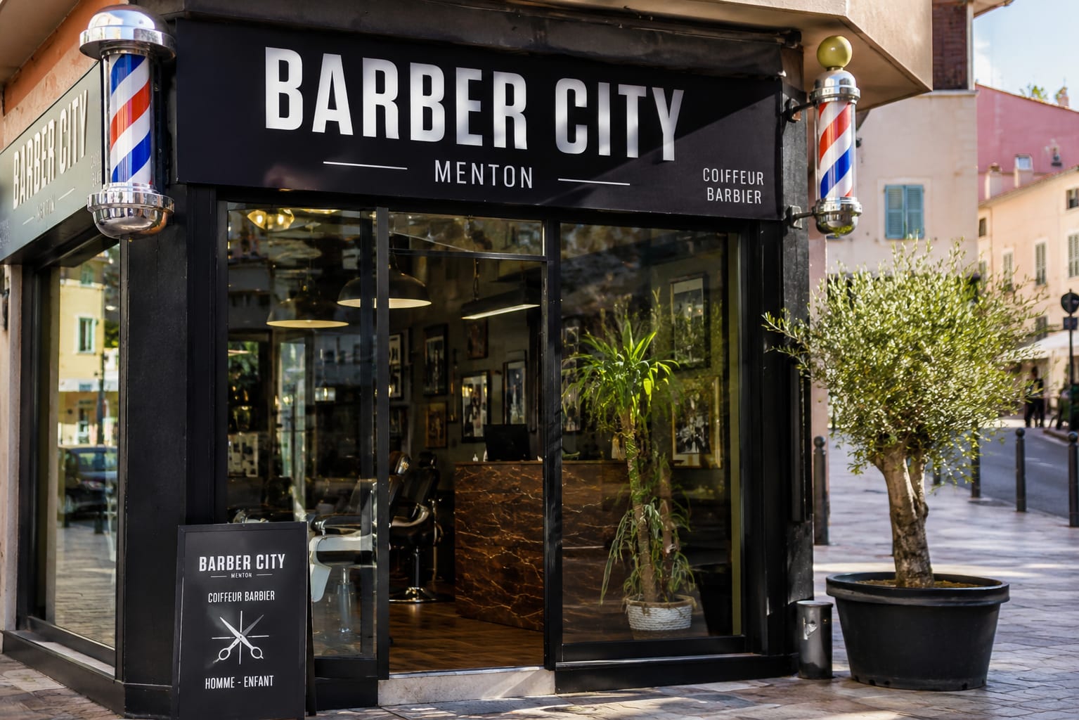 Illustration of Barber City in Menton
