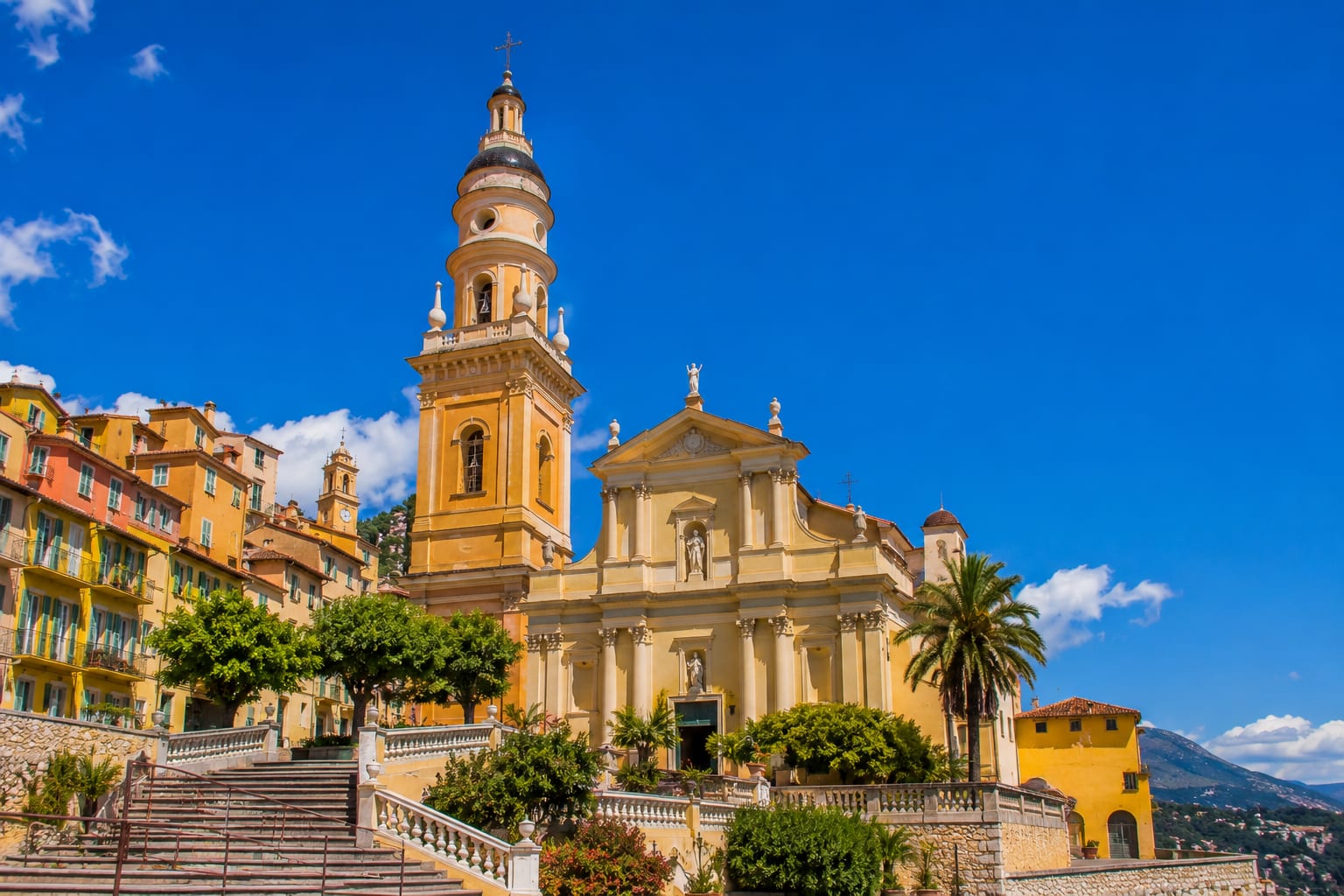 Illustration de la basilique Saint-Michel-Archange a Menton