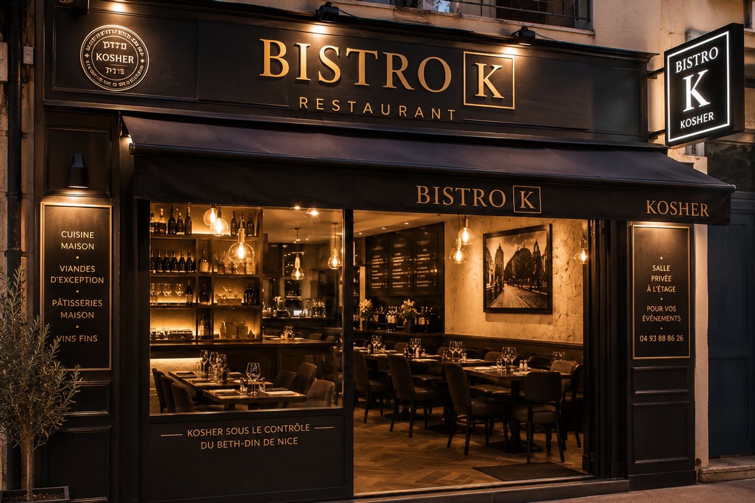 Illustration of Bistro K in Nice