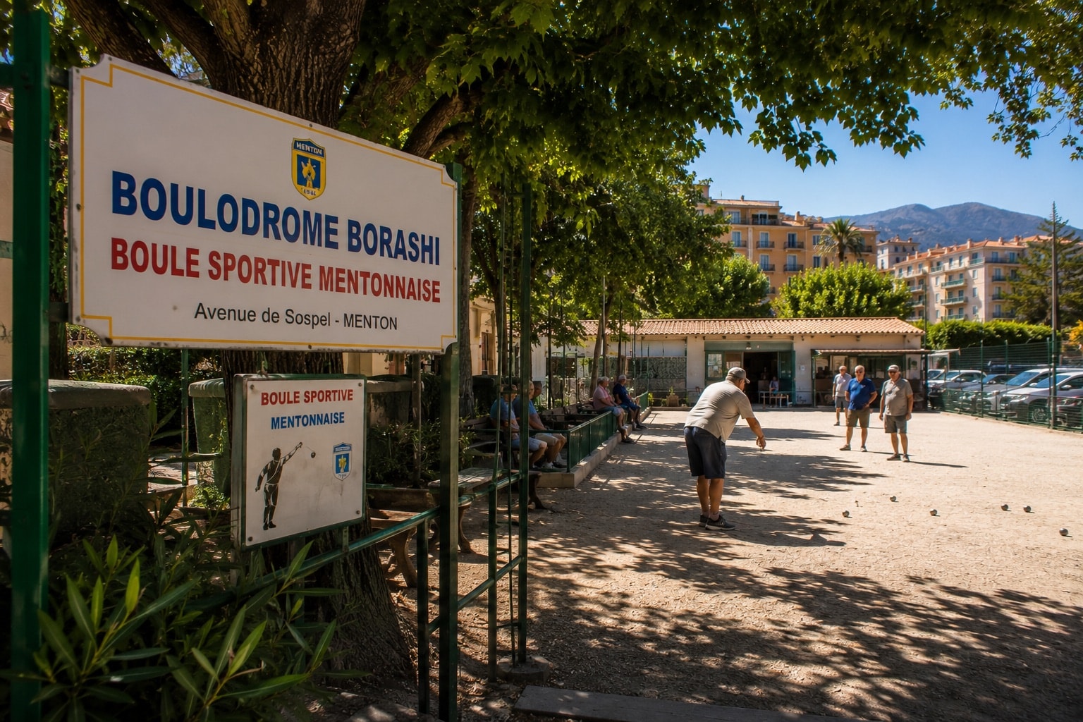 Illustration of Boulodrome Borashi in Menton
