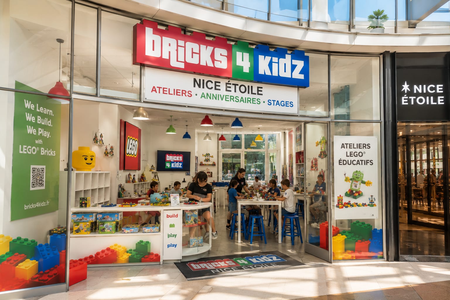 Illustration of Bricks 4 Kidz at Nice Étoile