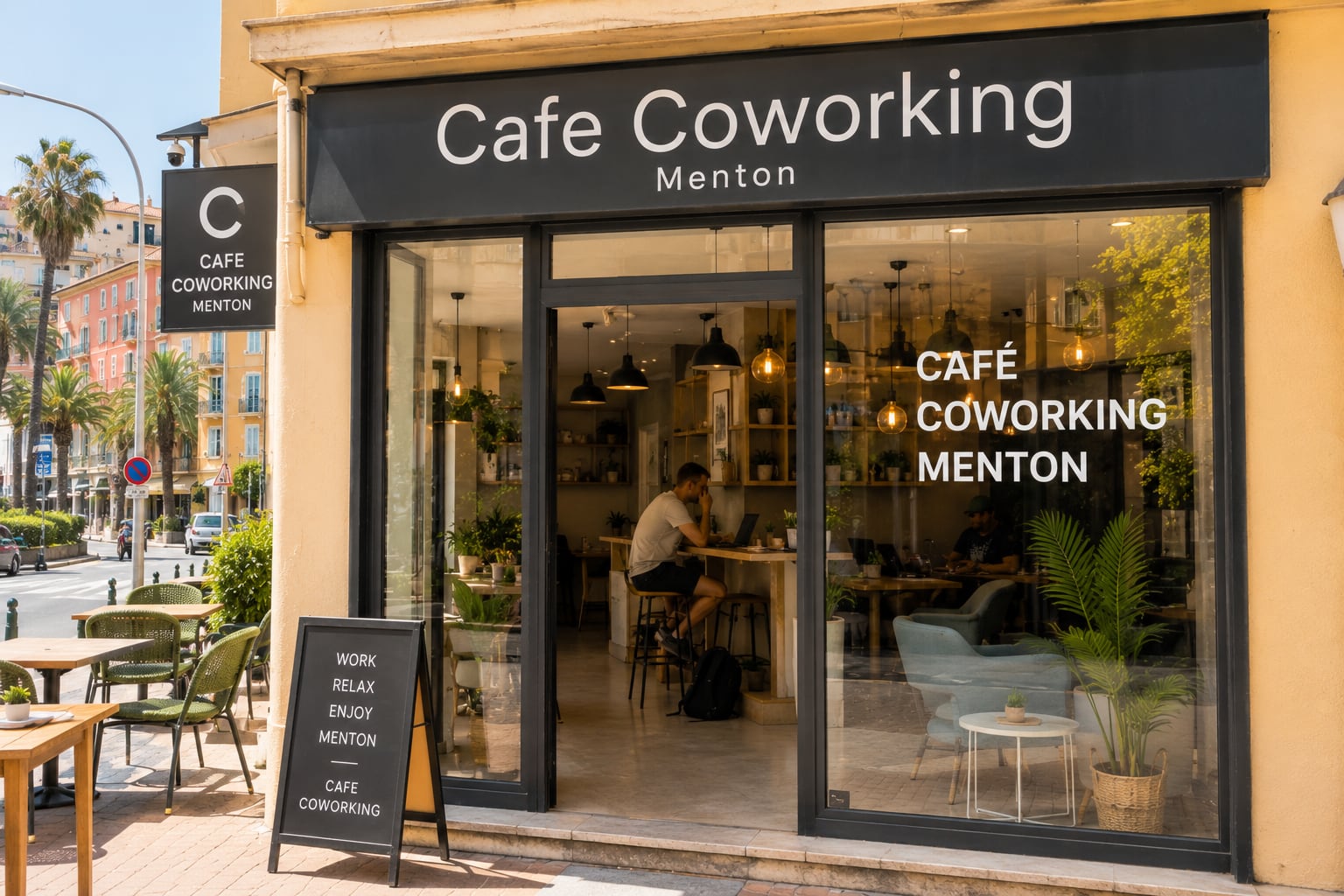 Cafe Coworking in Menton