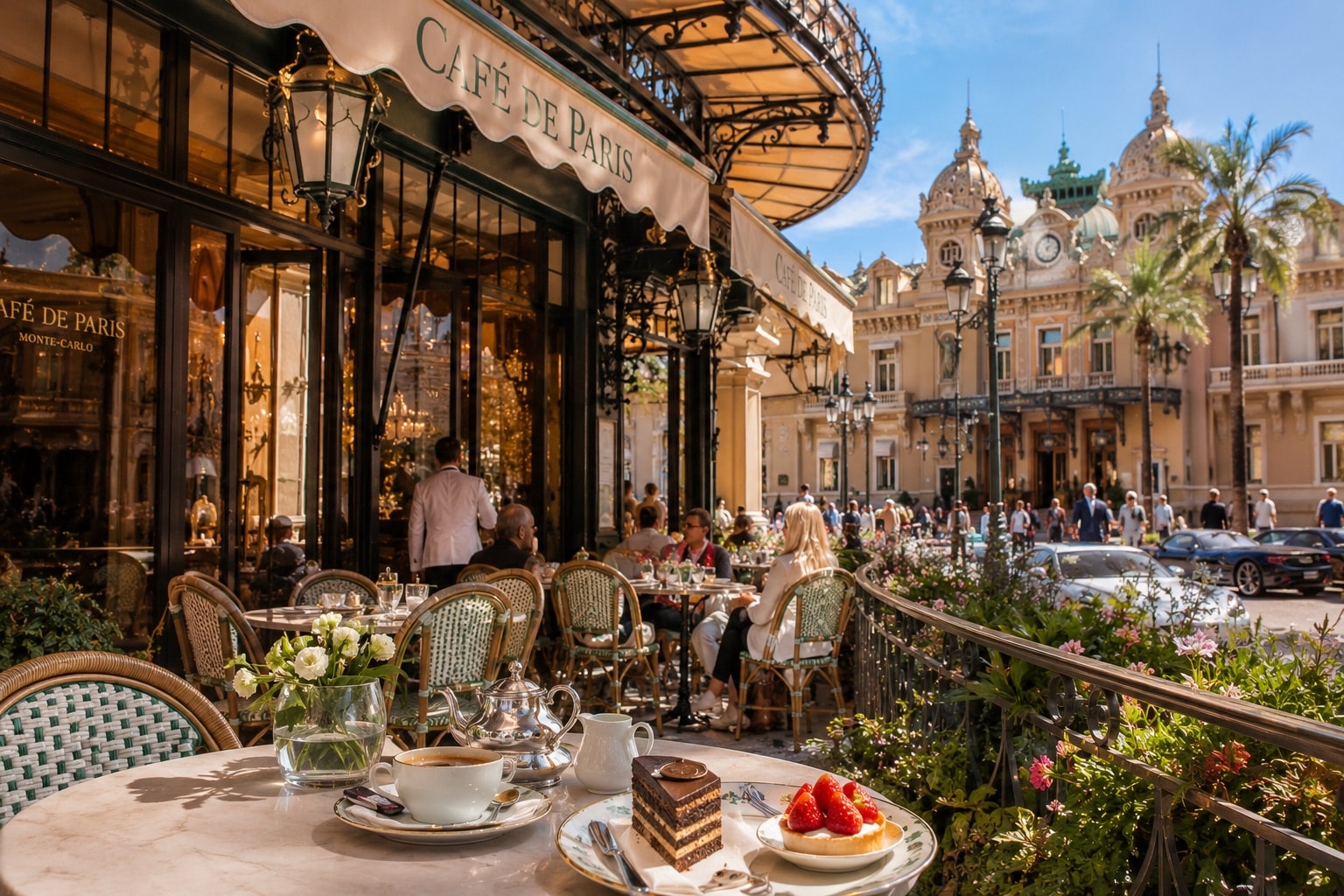 Illustration of Cafe de Paris Monte-Carlo