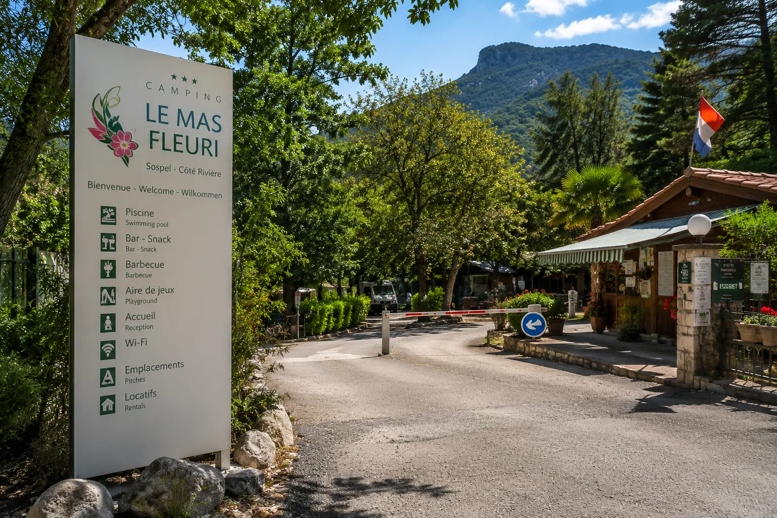 Illustration of Camping Le Mas Fleuri in Sospel