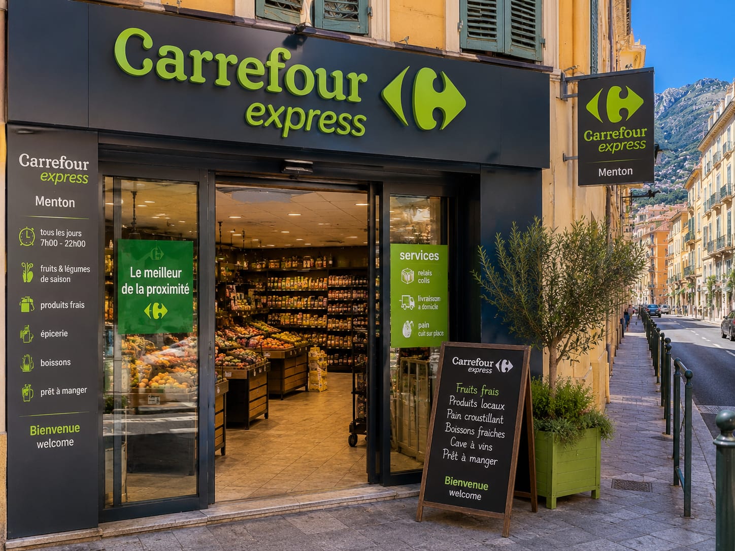 Illustration of Carrefour Express Menton