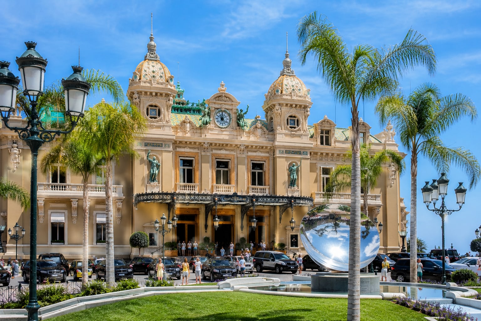Illustration of Casino de Monte-Carlo in Monaco