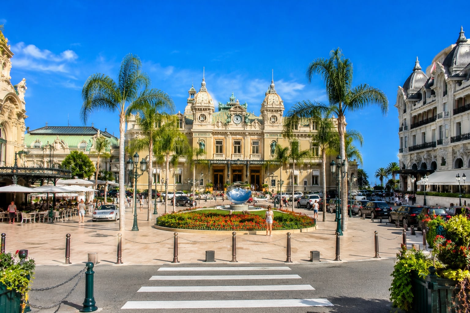 Illustration of Casino Square in Monaco