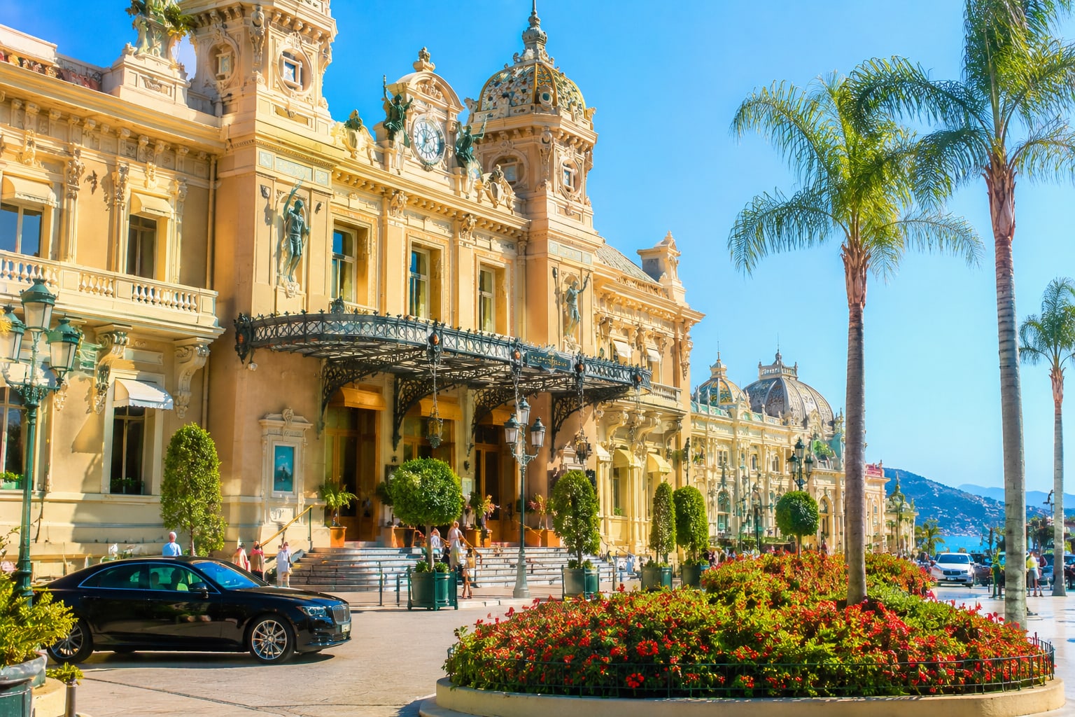 Casino evening near Menton and Monte-Carlo