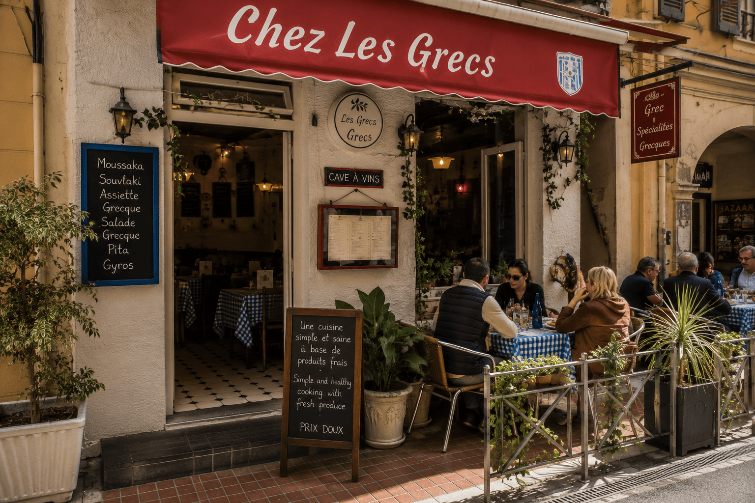Illustration of Chez Les Grecs