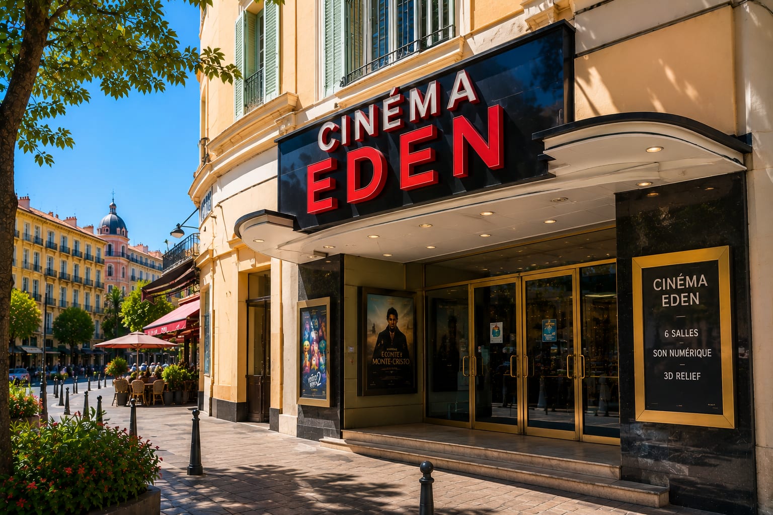 Illustration of Cinéma Eden in Menton