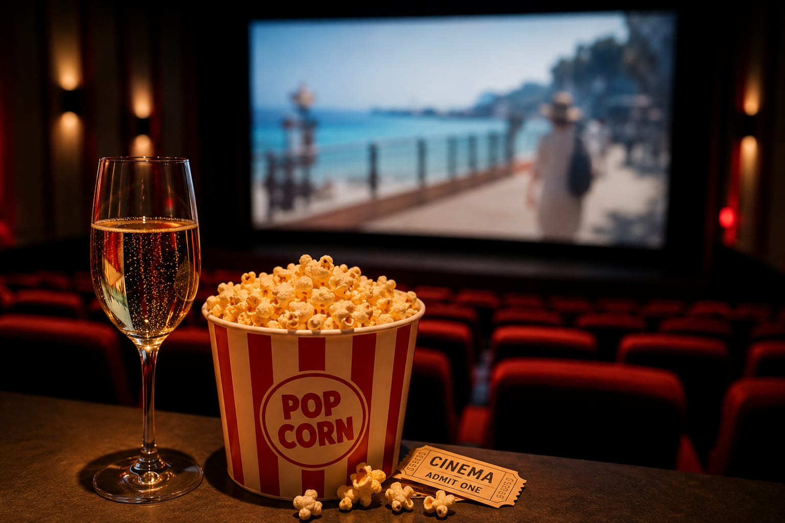 Illustration of cinemas near Menton, Monaco and Nice