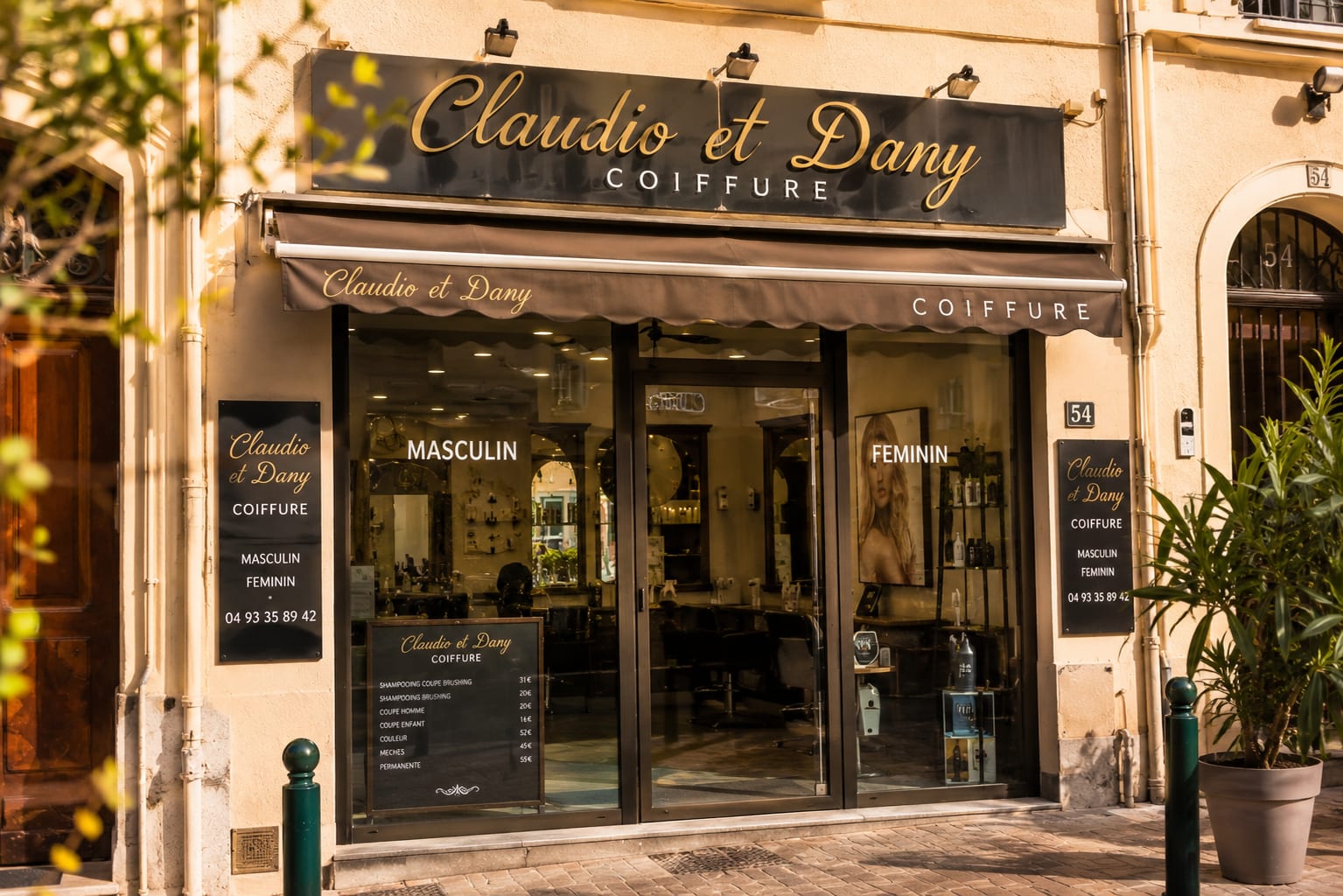 Illustration of Claudio et Dany Coiffure in Menton