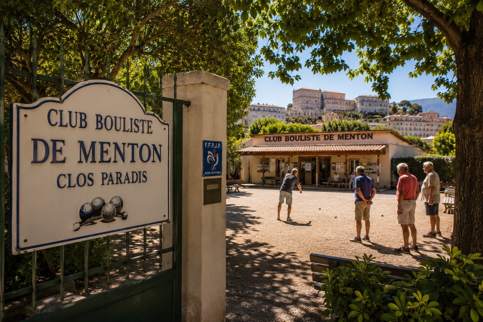Illustration of Club Bouliste de Menton