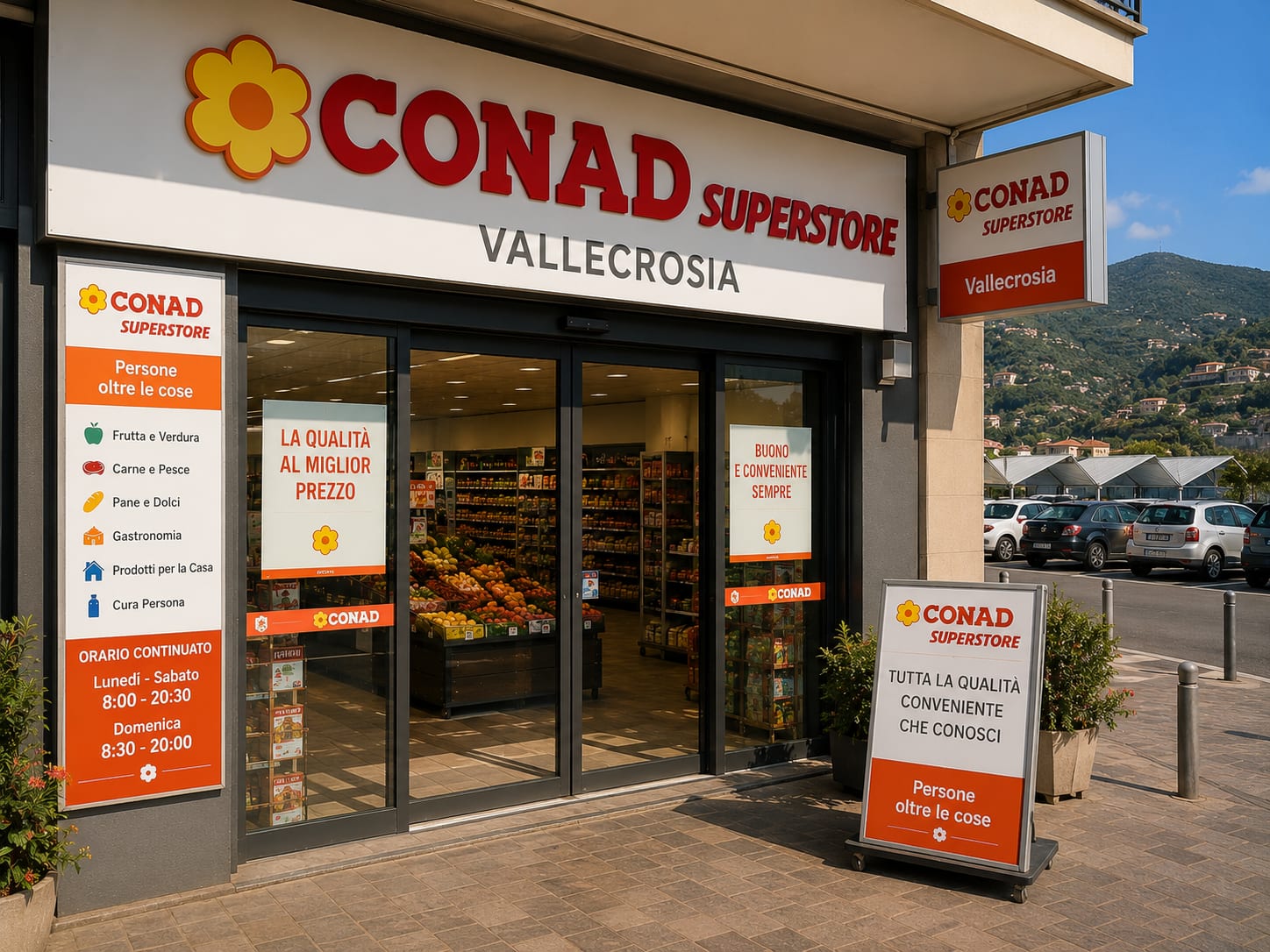 Illustration of Conad Superstore Vallecrosia