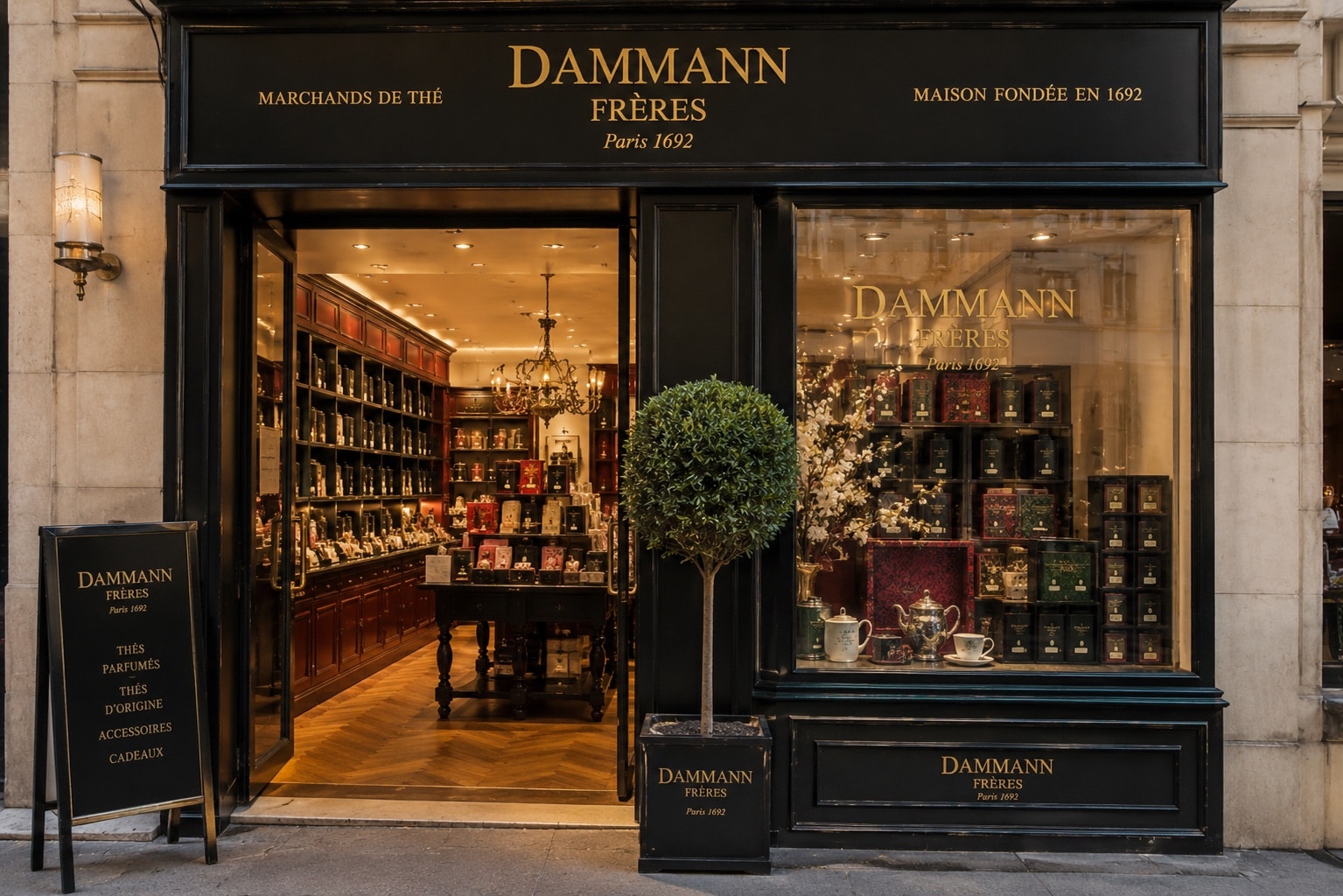 Illustration of Dammann Freres Boutique in Nice