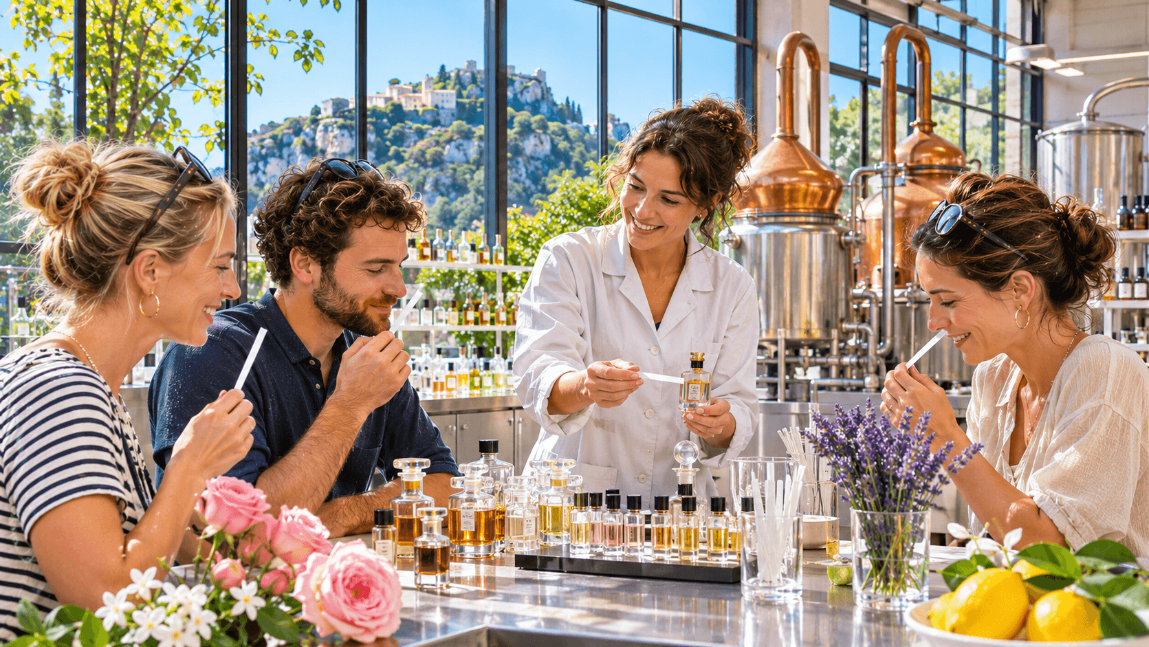 Illustration de Fragonard Usine Laboratoire Èze