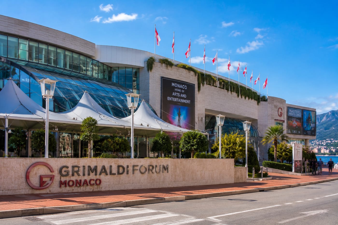 Illustration of Grimaldi Forum Monaco