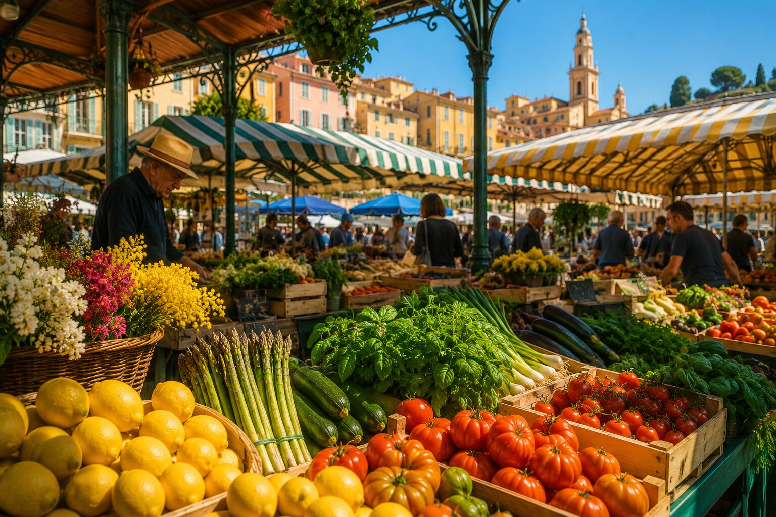 Illustration of Halles du Marché in Menton